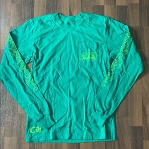 Chrome Hearts green long sleeve T-shirt